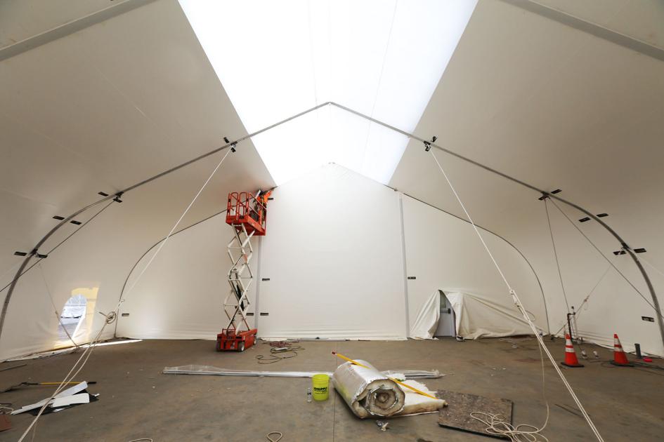 PHOTO GALLERY Low barrier homeless shelter nearing completion