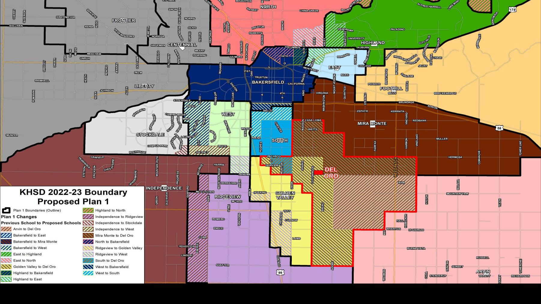 kern county maps of neighborhoods
