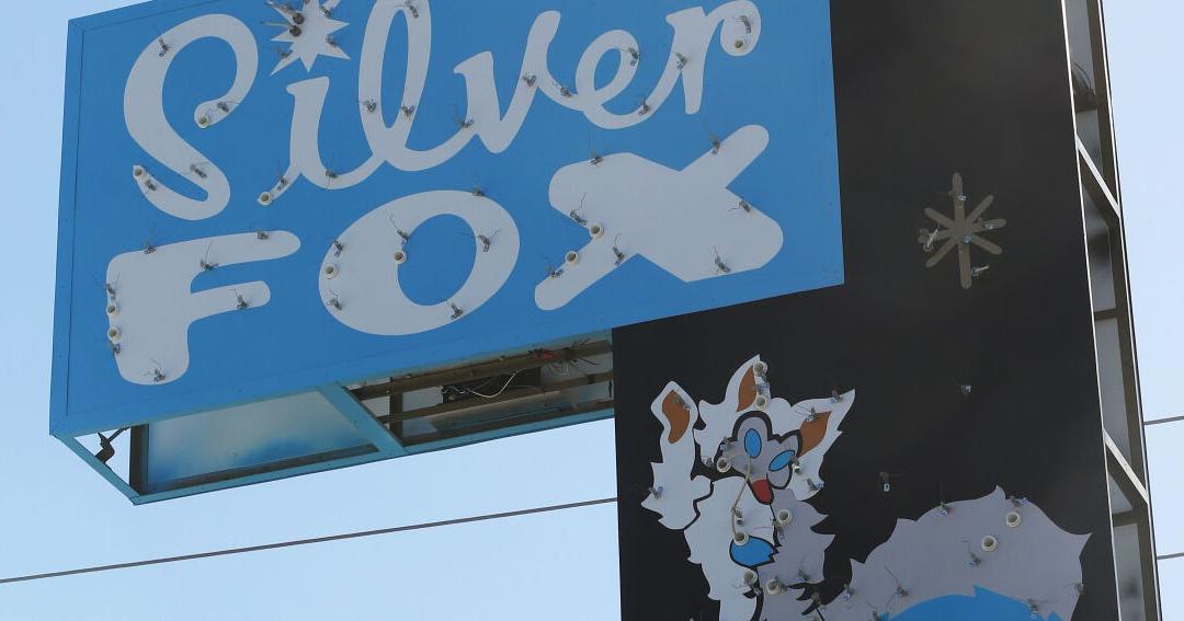 Crafty as a Silver Fox: New neon sign replicates bar's iconic original ...