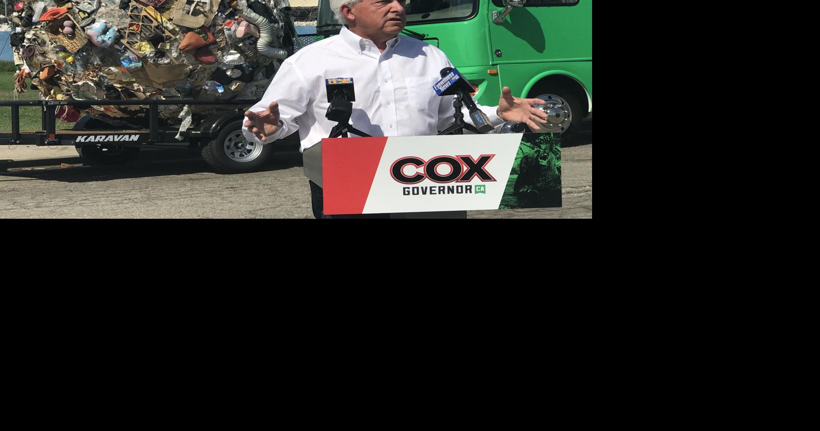 Gubernatorial candidate John Cox visits Bakersfield News
