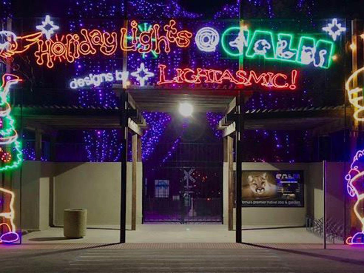Holidaylights At Calm Ranks Among 10 Best Zoo Light Shows In Us News Bakersfield Com