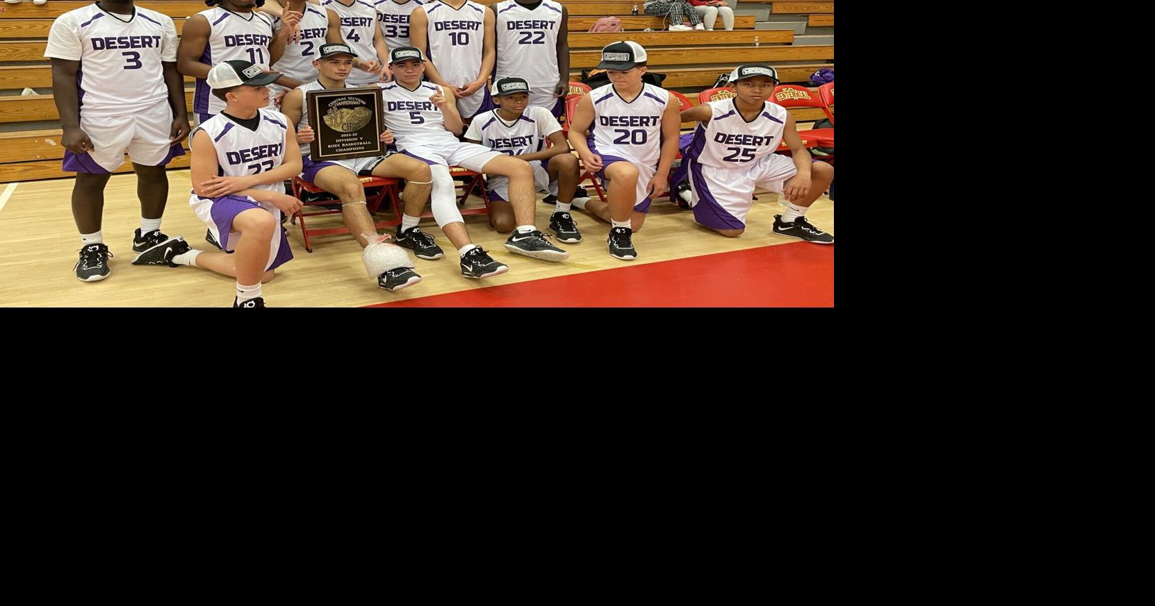 Desert boys basketball team crowned co-champions after unusual make-up ...