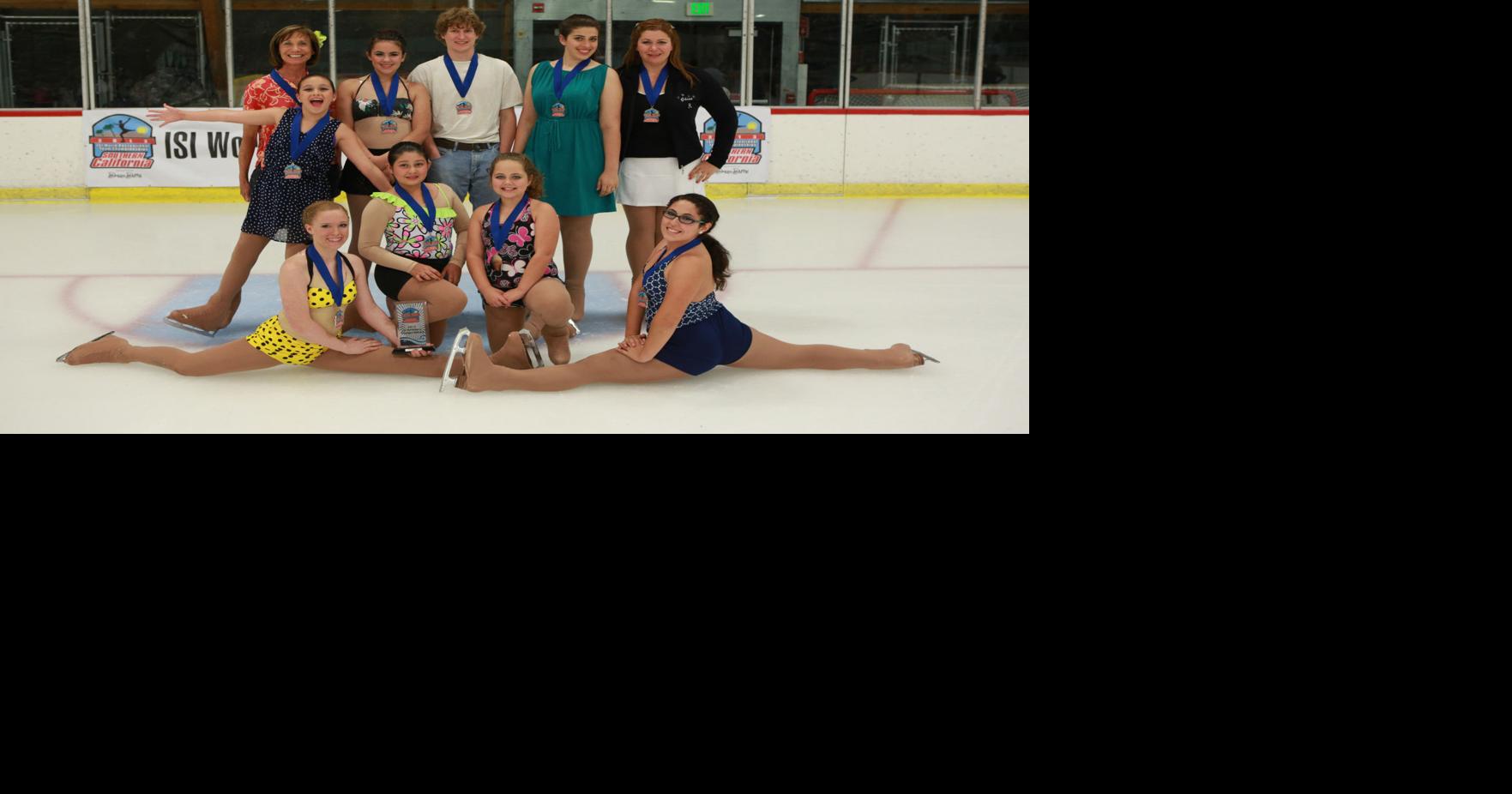 Figure Skating Team Takes 1st Place Trophy Archives