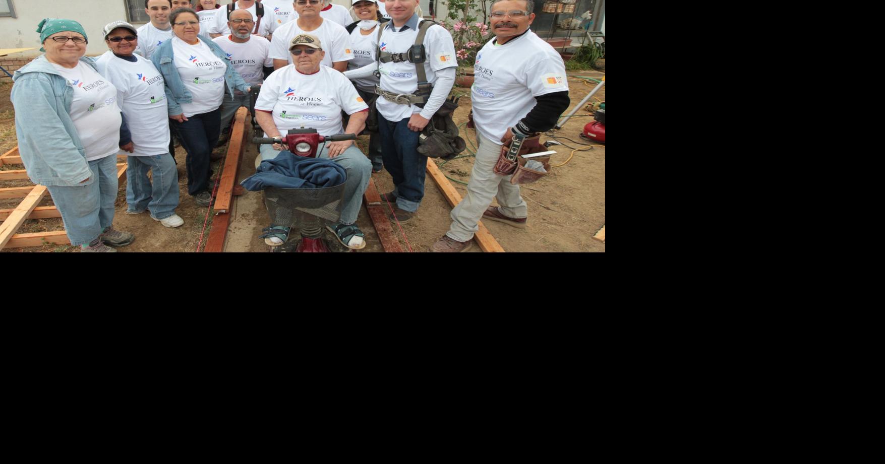 Local groups, businesses team up to overhaul home of retired Army vet