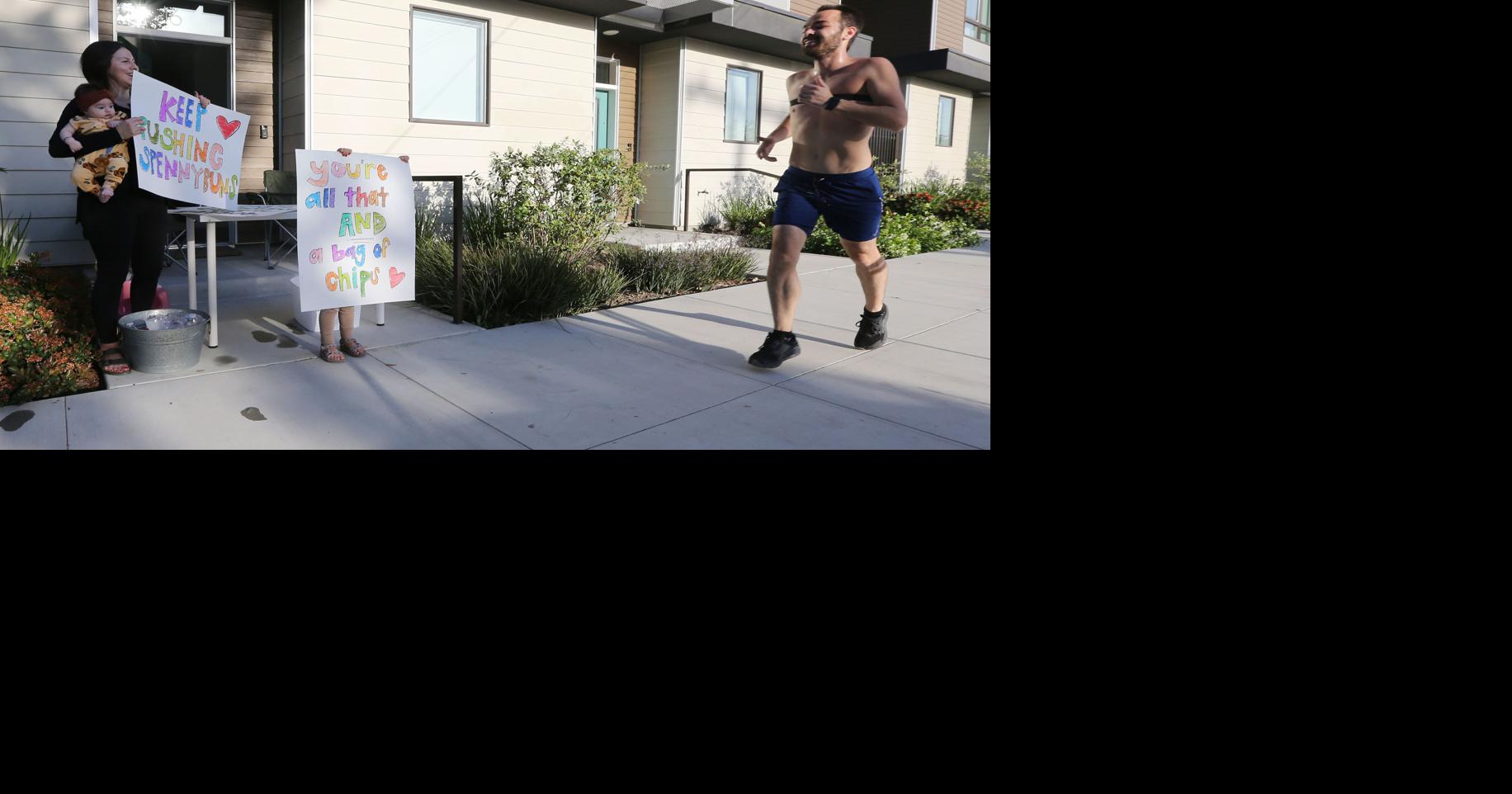 PHOTO GALLERY Bakersfield resident attempts to run marathon around