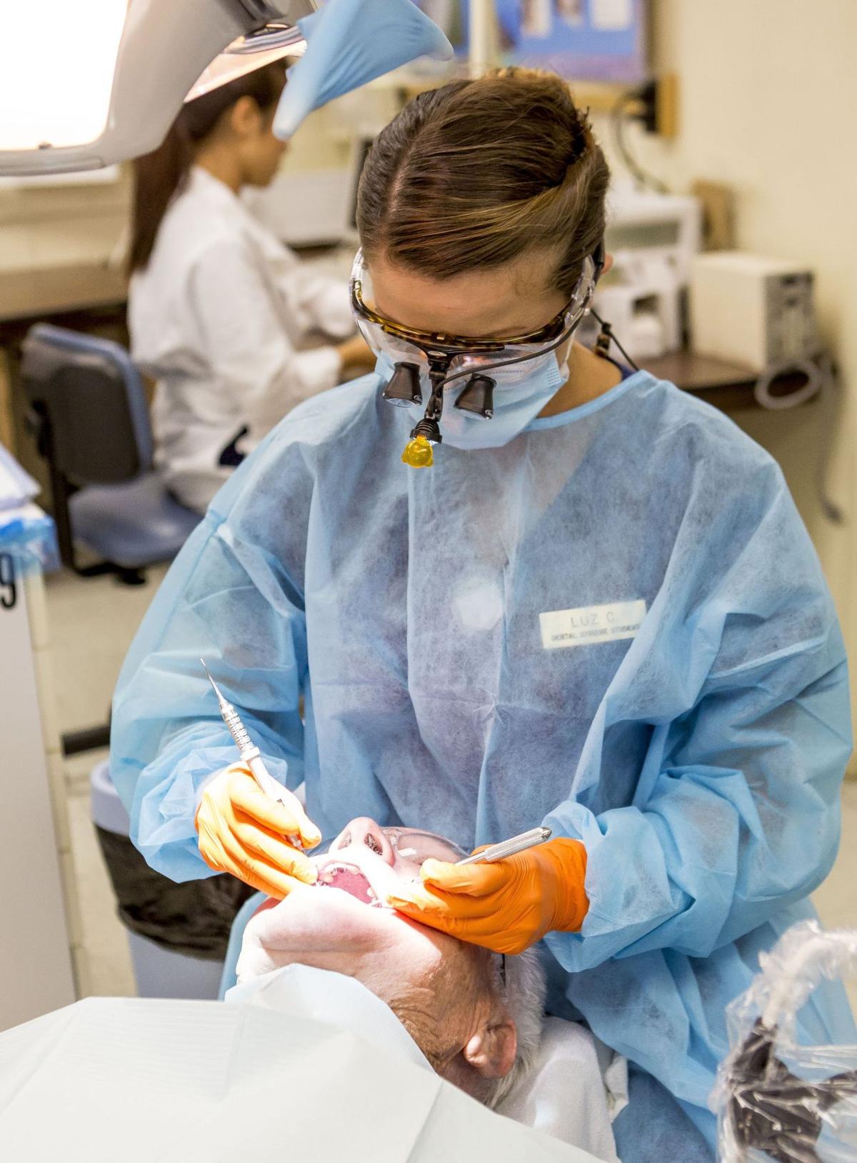 Dental hygiene students provide discount cleanings Health