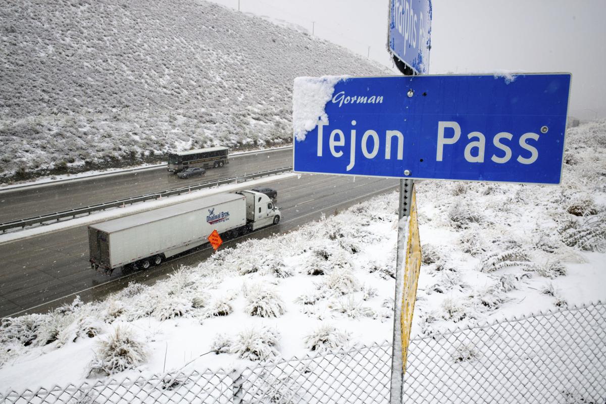PHOTO GALLERY Winter storm brings snow to areas of California