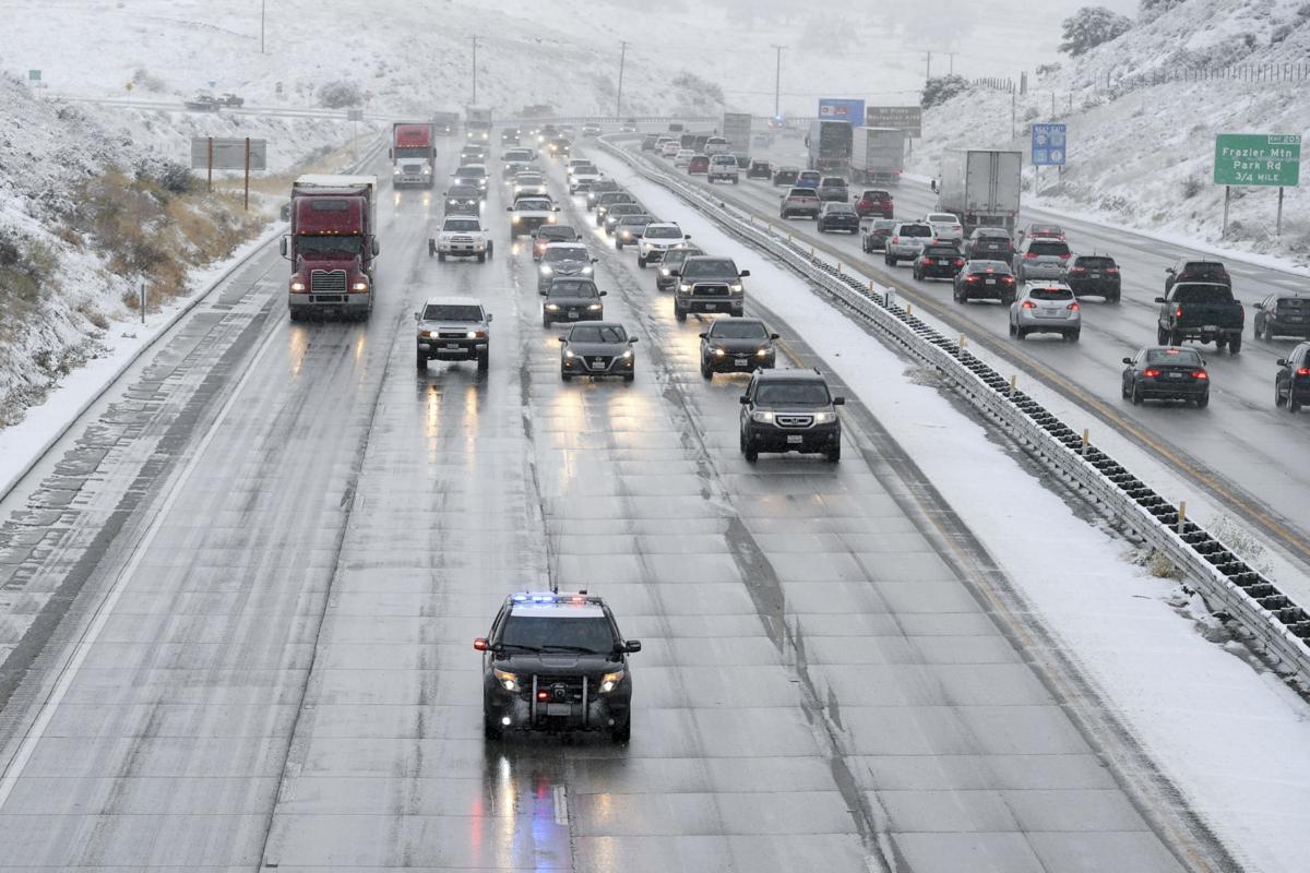 PHOTO GALLERY Winter storm brings snow to areas of California