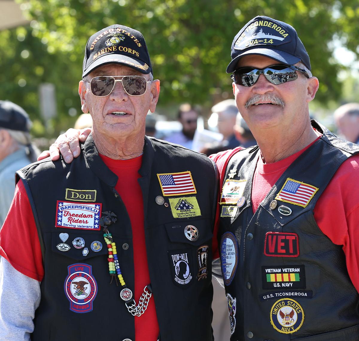 Home Vietnam Veterans Day, Wednesday, in Bakersfield. Photo
