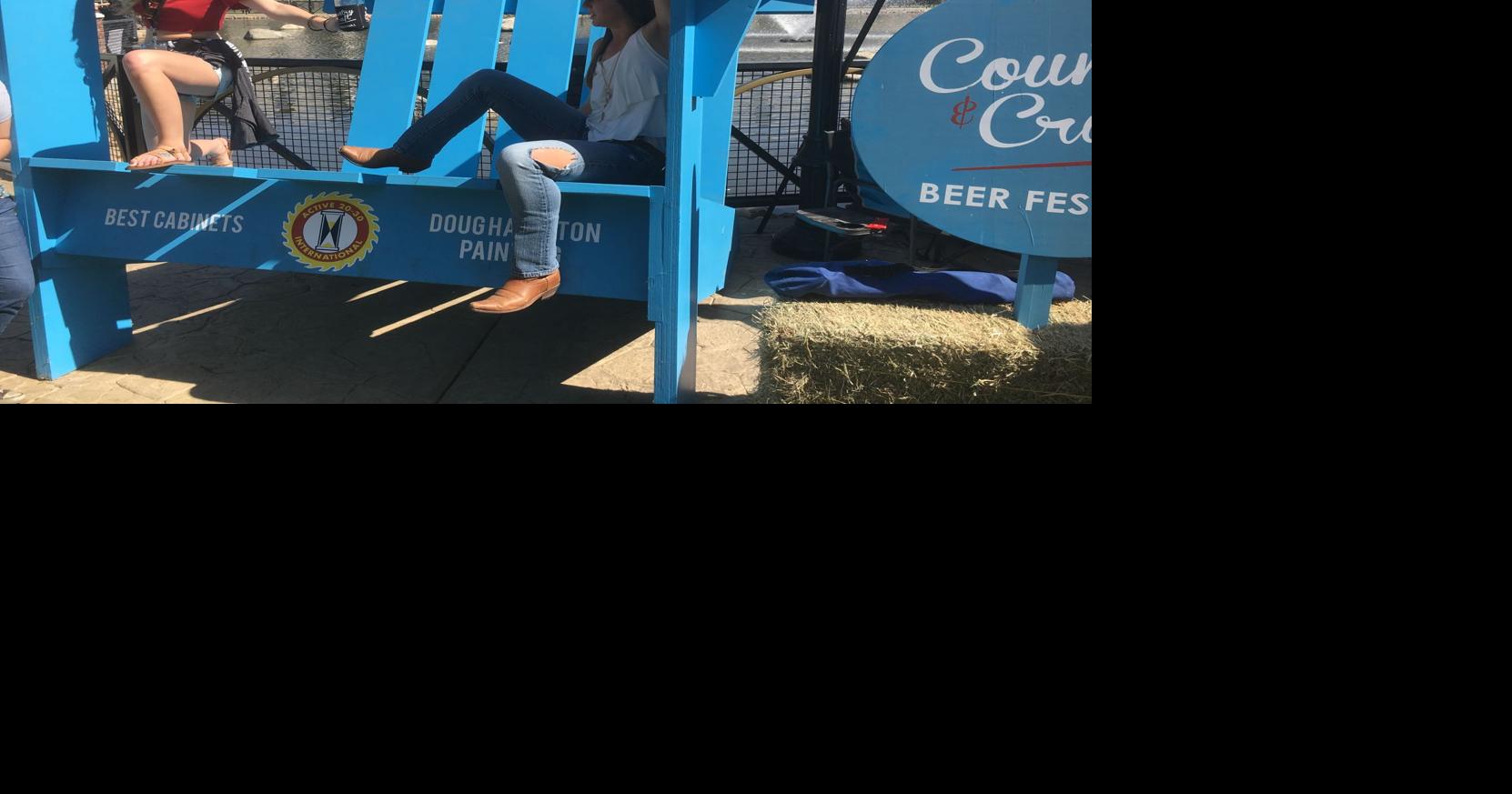 Giant Adirondack Chair at the Vermont Brewer's Festival