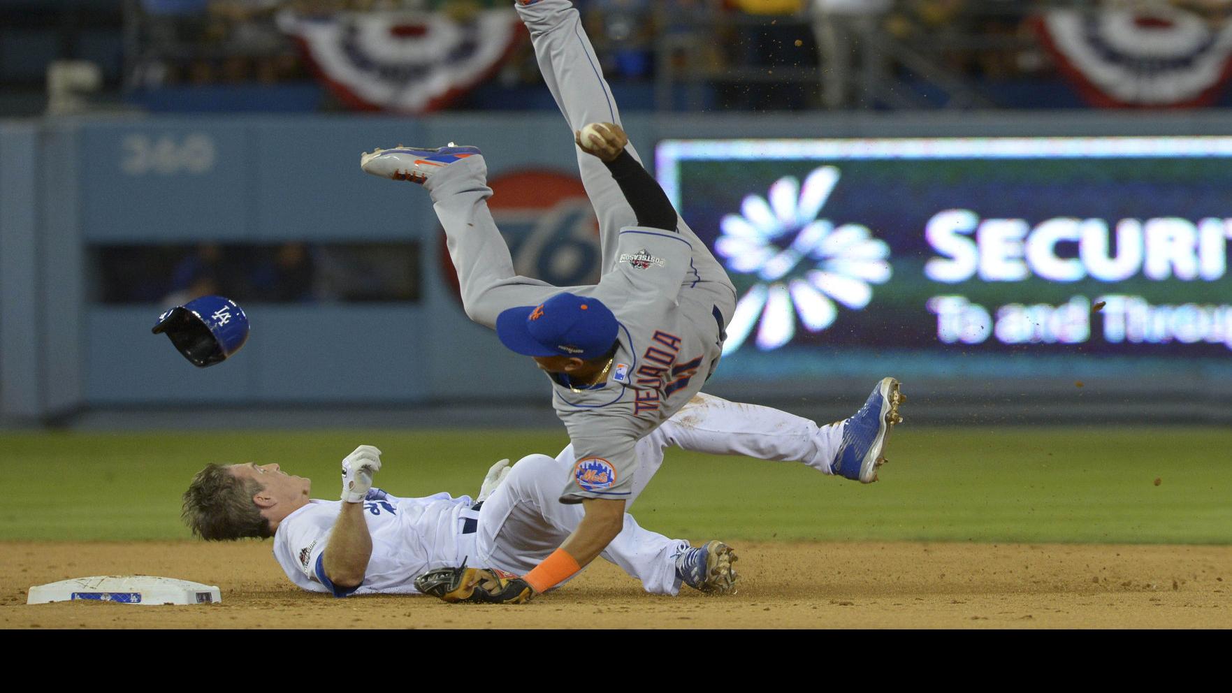 Chase Utley left out of Dodgers line-up to face Mets