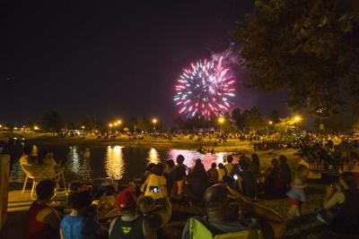 Fireworks at River Walk