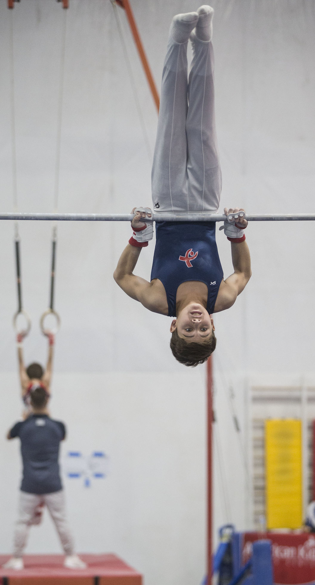 Male gymnasts show off their skills at regional competition News