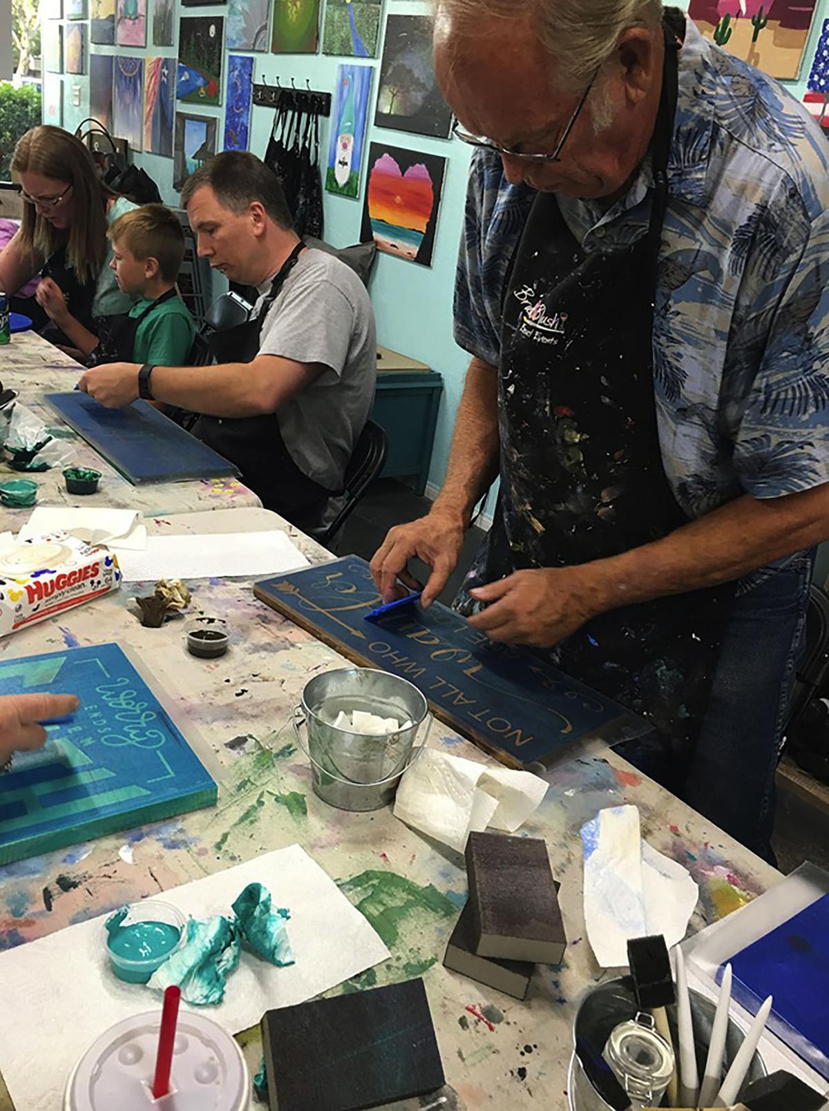 No Need To Be Board At Sign Painting Parties Entertainment