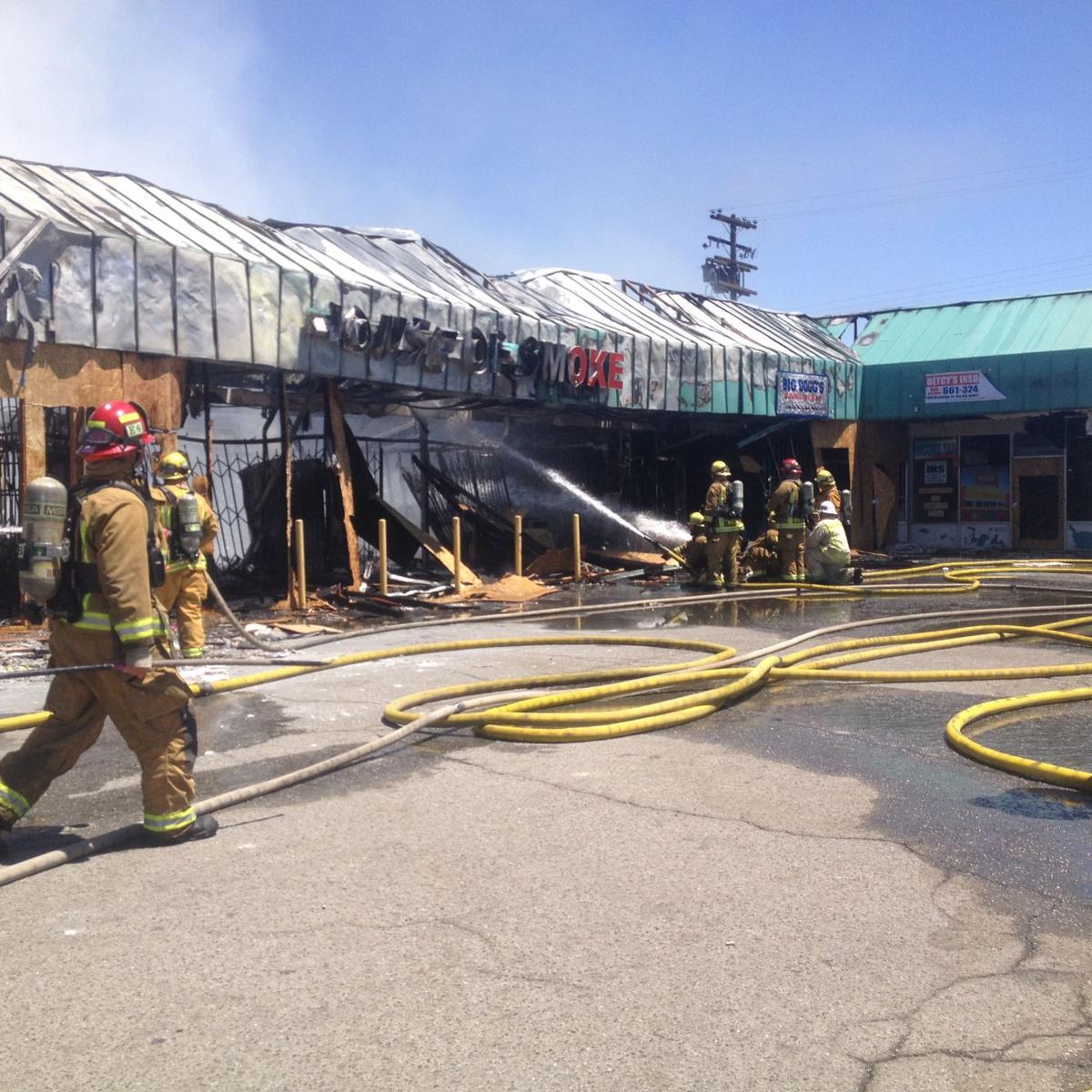 Blaze smokes out House of Smoke shopping center for second time in a