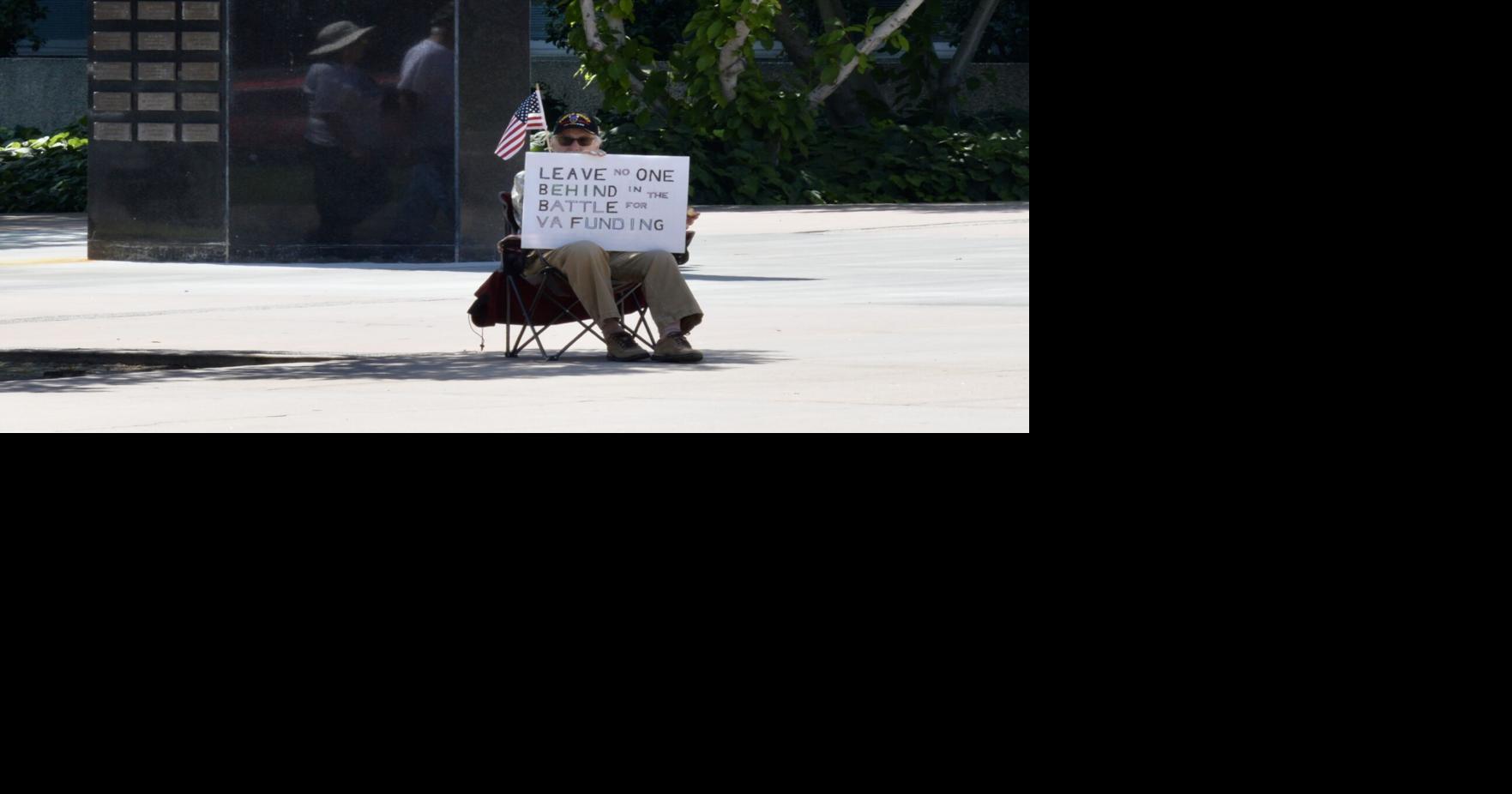 Activists hold D-Day rally to protest VA cuts | News | bakersfield.com