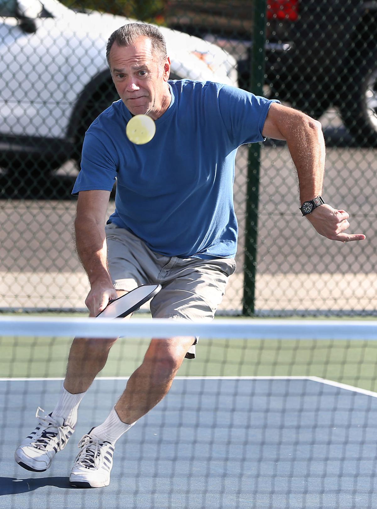 Locals get into the swing of pickleball News