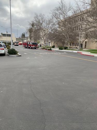 Possible gas leak at Justice building Breaking bakersfield