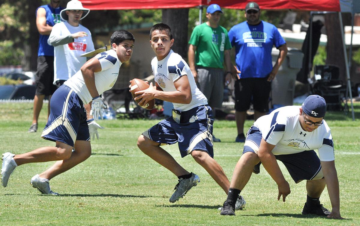 Dhs Football Competes In Battle In The Valley Passing Camp The