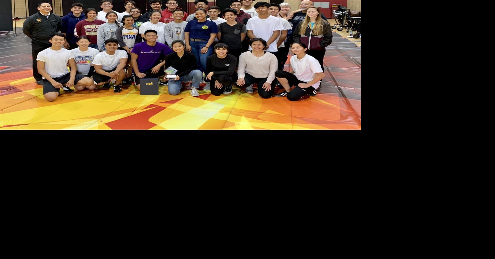 Cesar Chavez High School indoor percussion claims Open Class