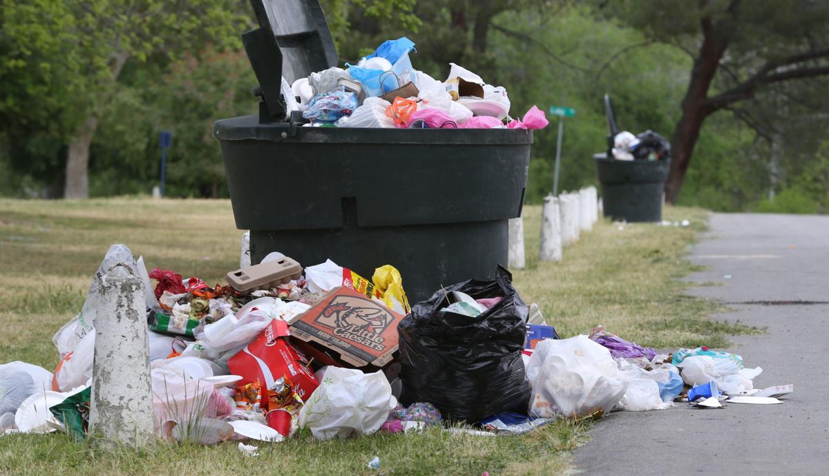 At Hart Park on Easter, trash can be a challenge News
