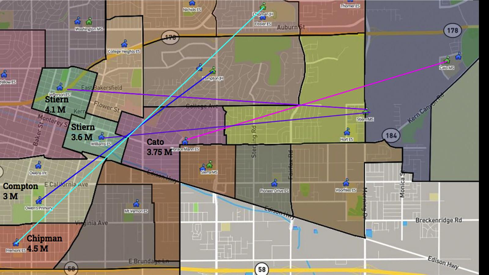 sd Kicks Off Plan To Redraw School Boundaries News Bakersfield Com