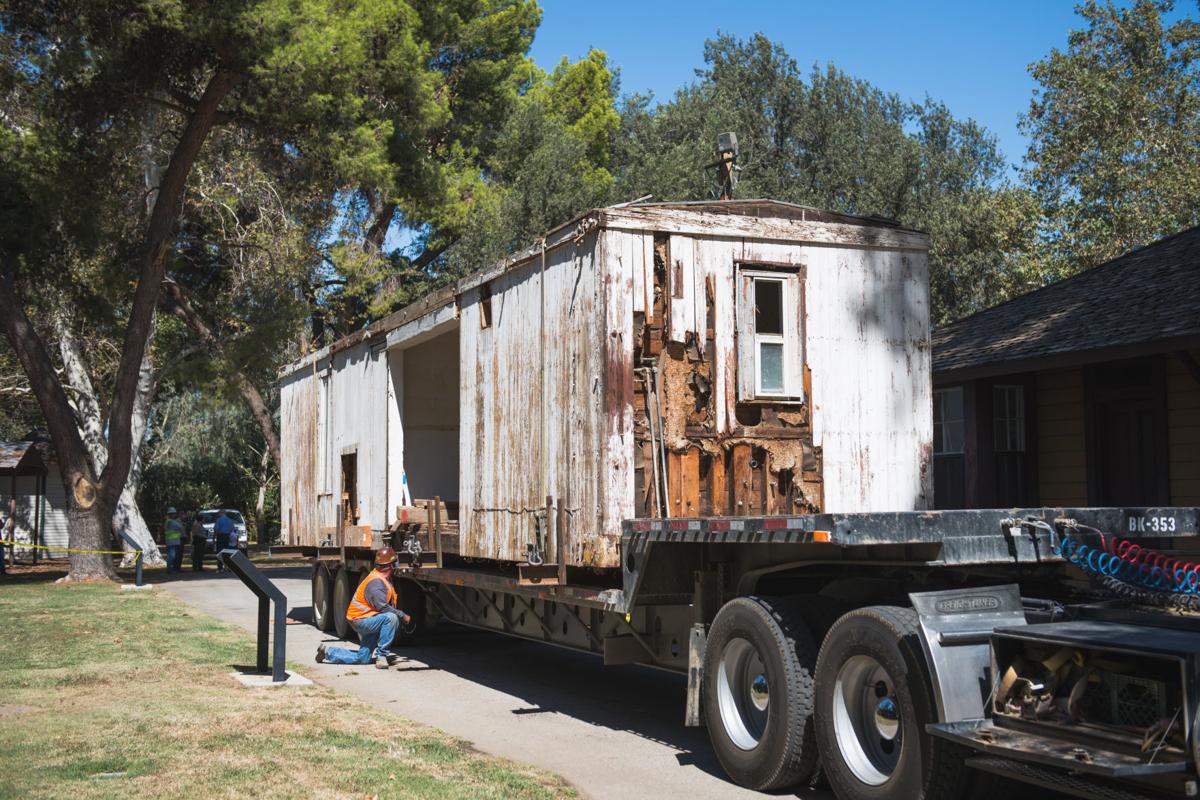 Home at last Emotional Haggard boxcar to museum Merle