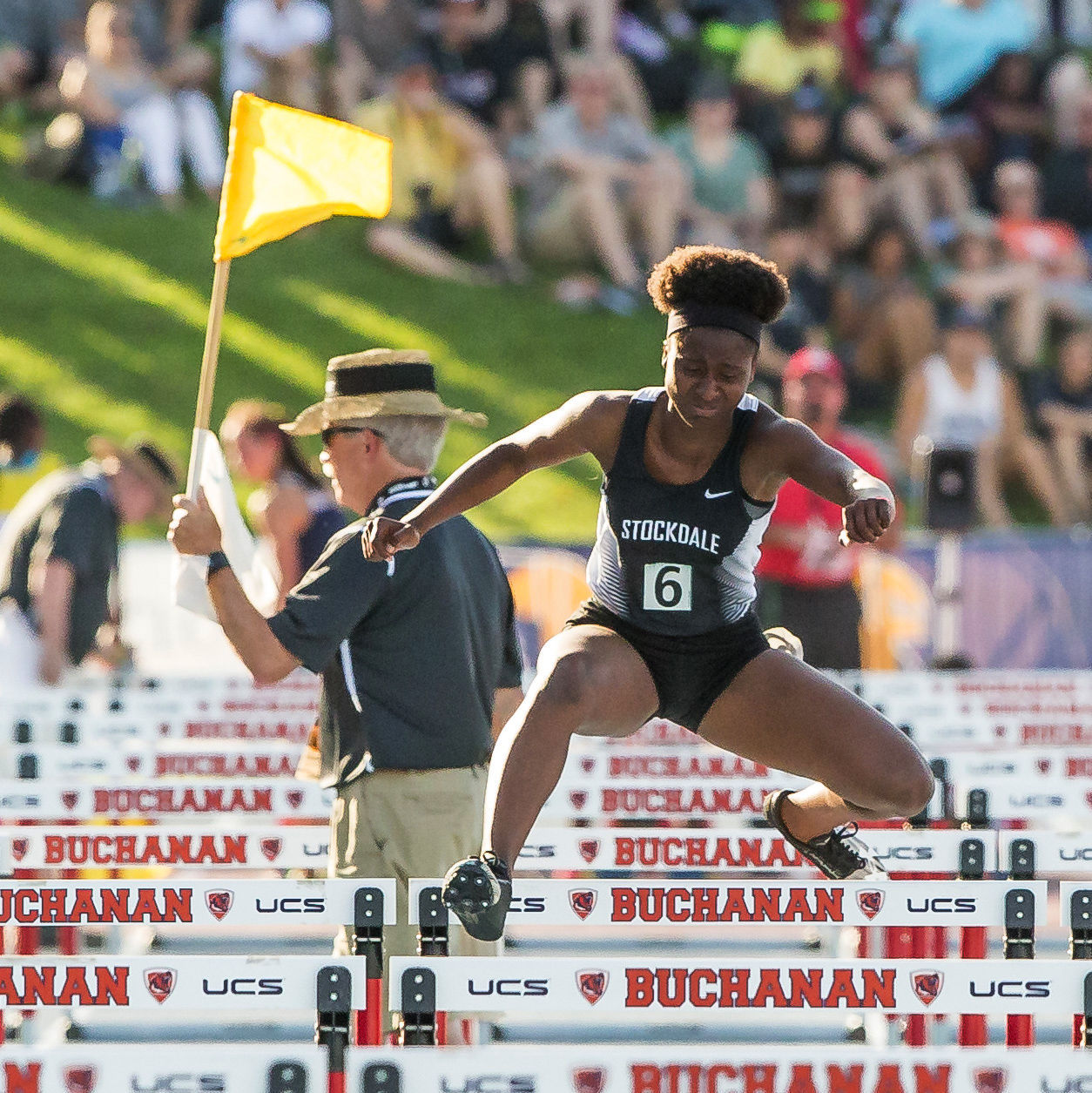 Stockdale's Wilson falls in 100 hurdles, qualifies fourth in 100 at ...