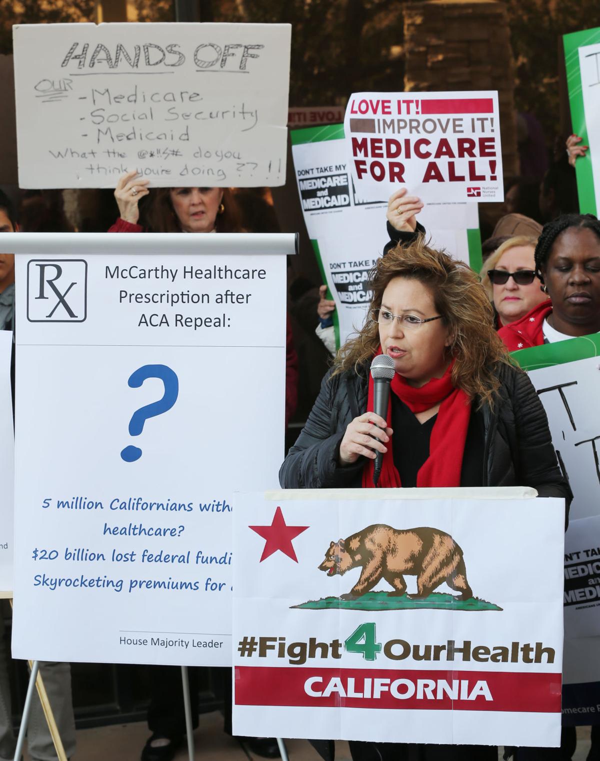 Protesters descend on McCarthy's district office | News | bakersfield.com