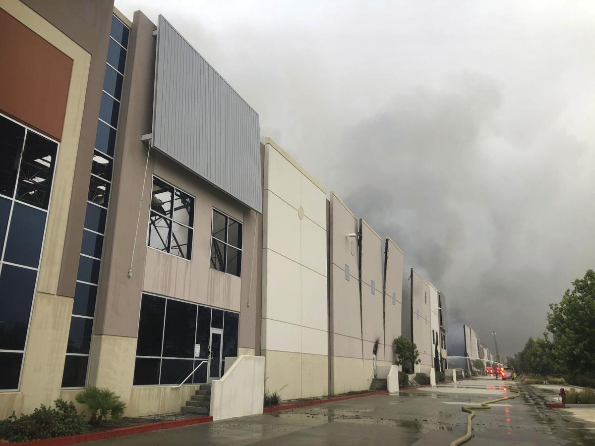 PHOTO GALLERY Fire destroys Redlands warehouse linked to Amazon