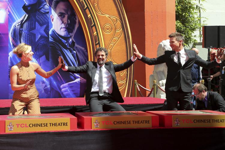 The Cast of Avengers: End Game Hand and Footprint Ceremony