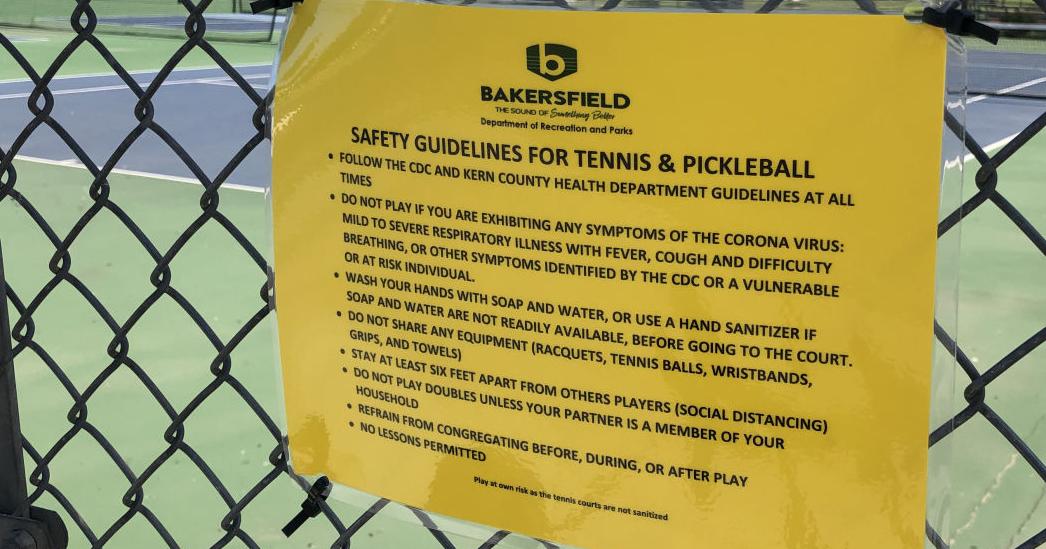 Tennis courts reopen in Bakersfield city parks News bakersfield com