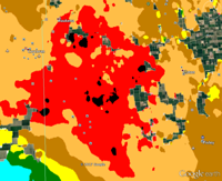 Satellite imagery from NASA