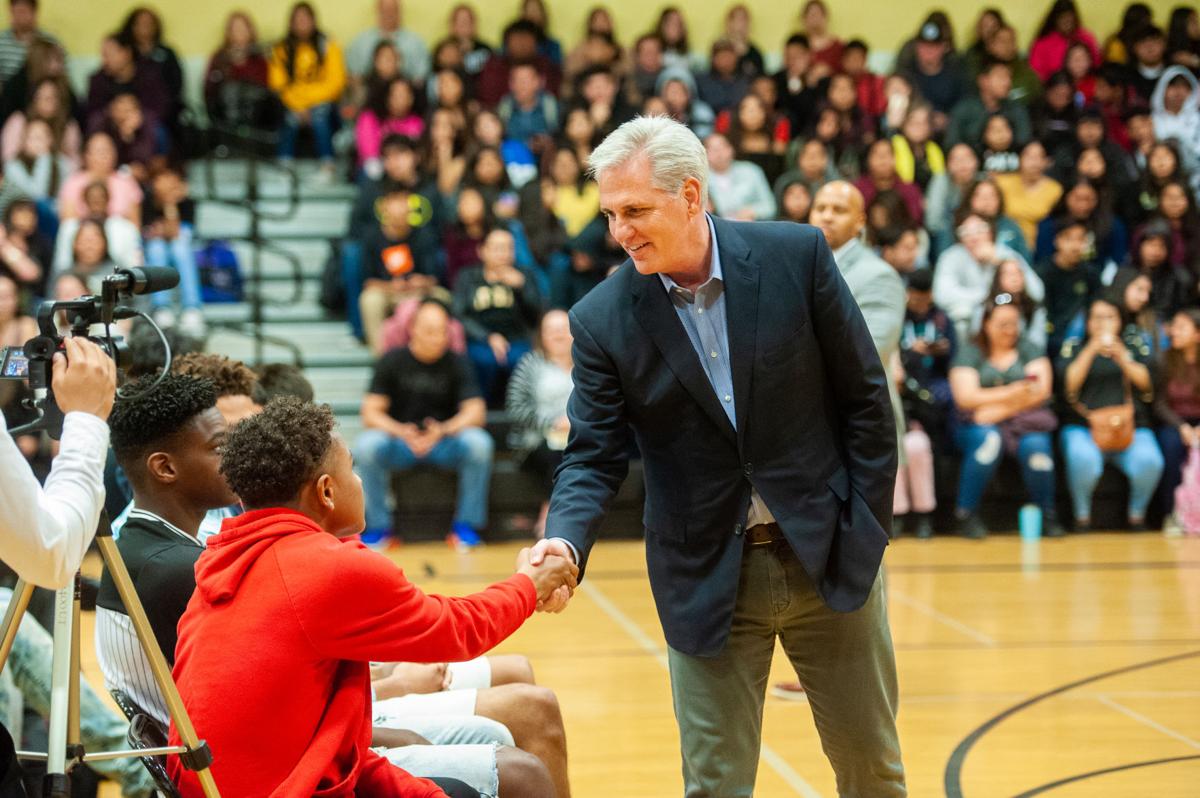 Photo Gallery Congressman Kevin Mccarthy Visits Foothill Boys