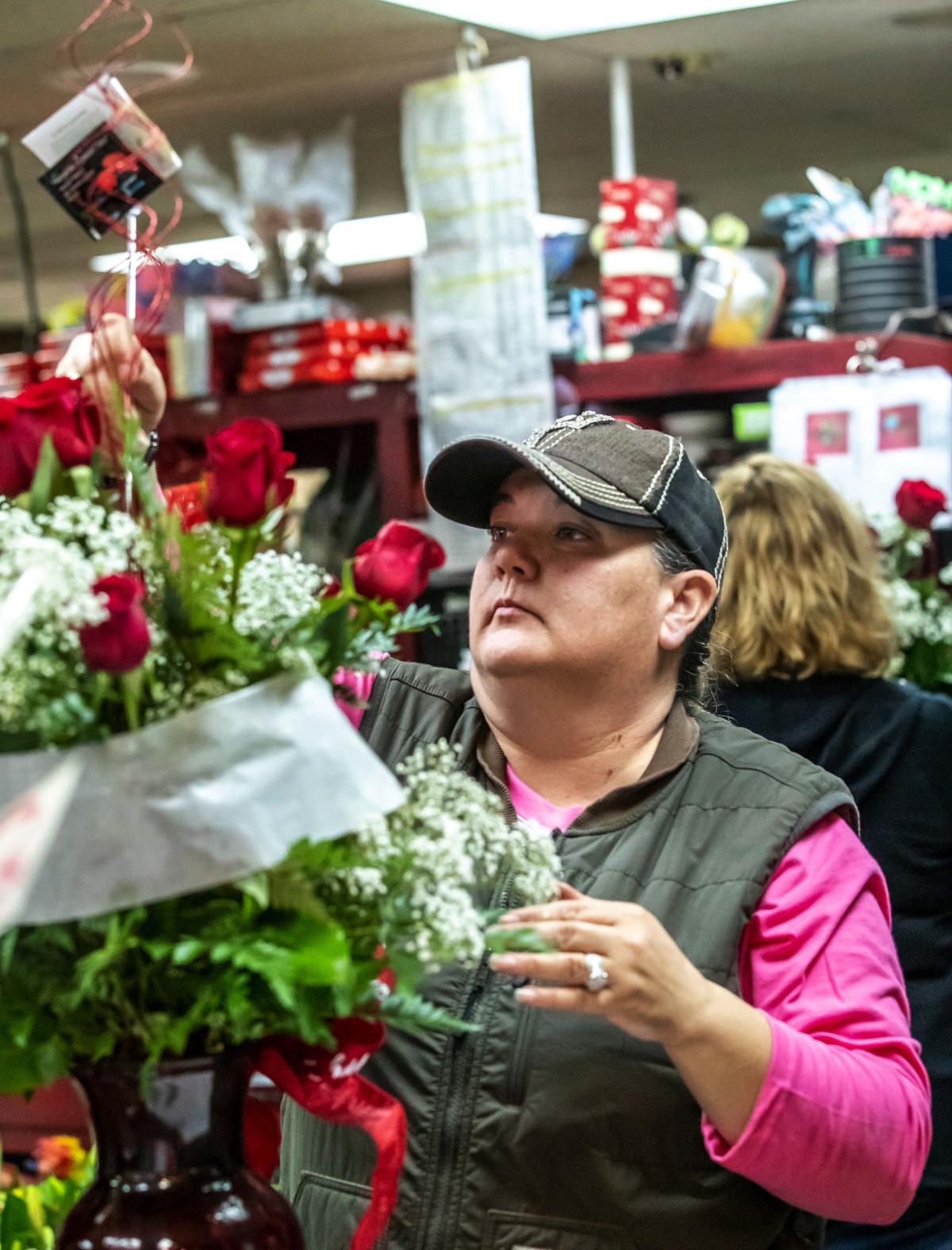 PHOTO GALLERY: Valentine's Day prep at Log Cabin Florist ...