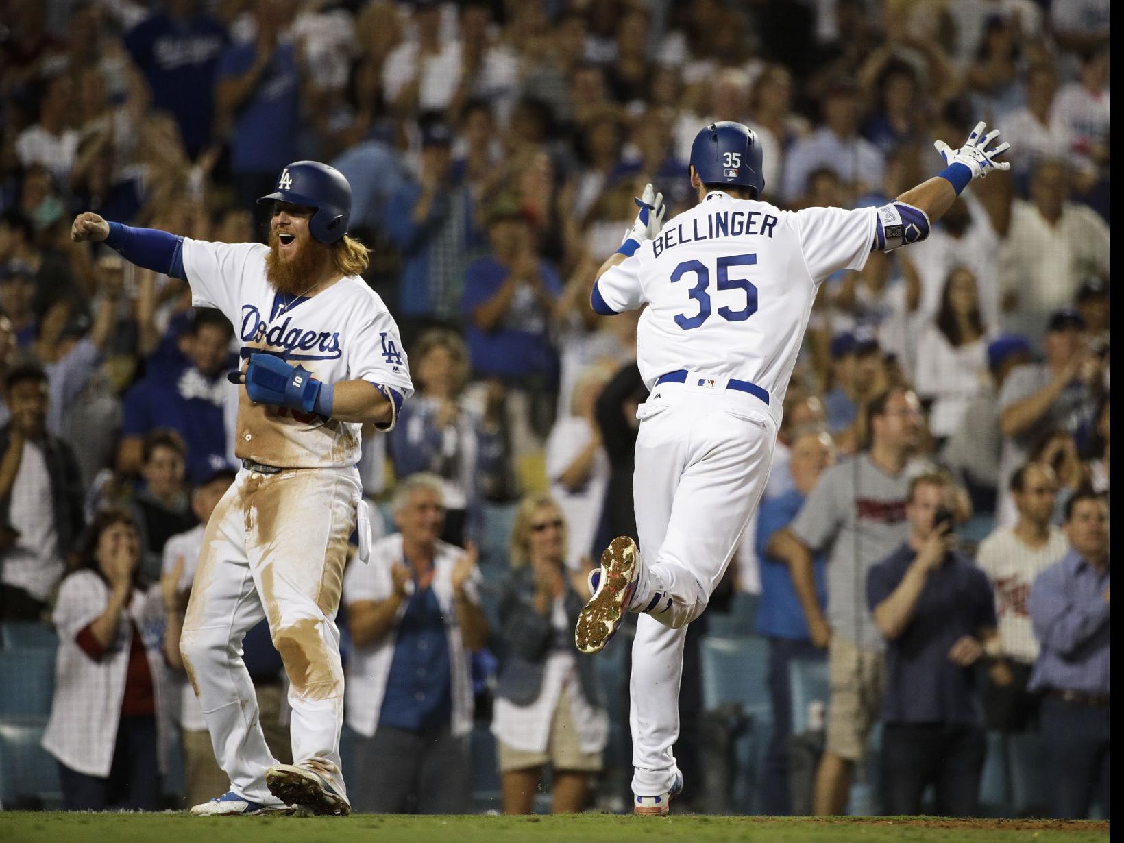 Cody Bellinger's 8th inning three-run homer leads Dodgers past Twins
