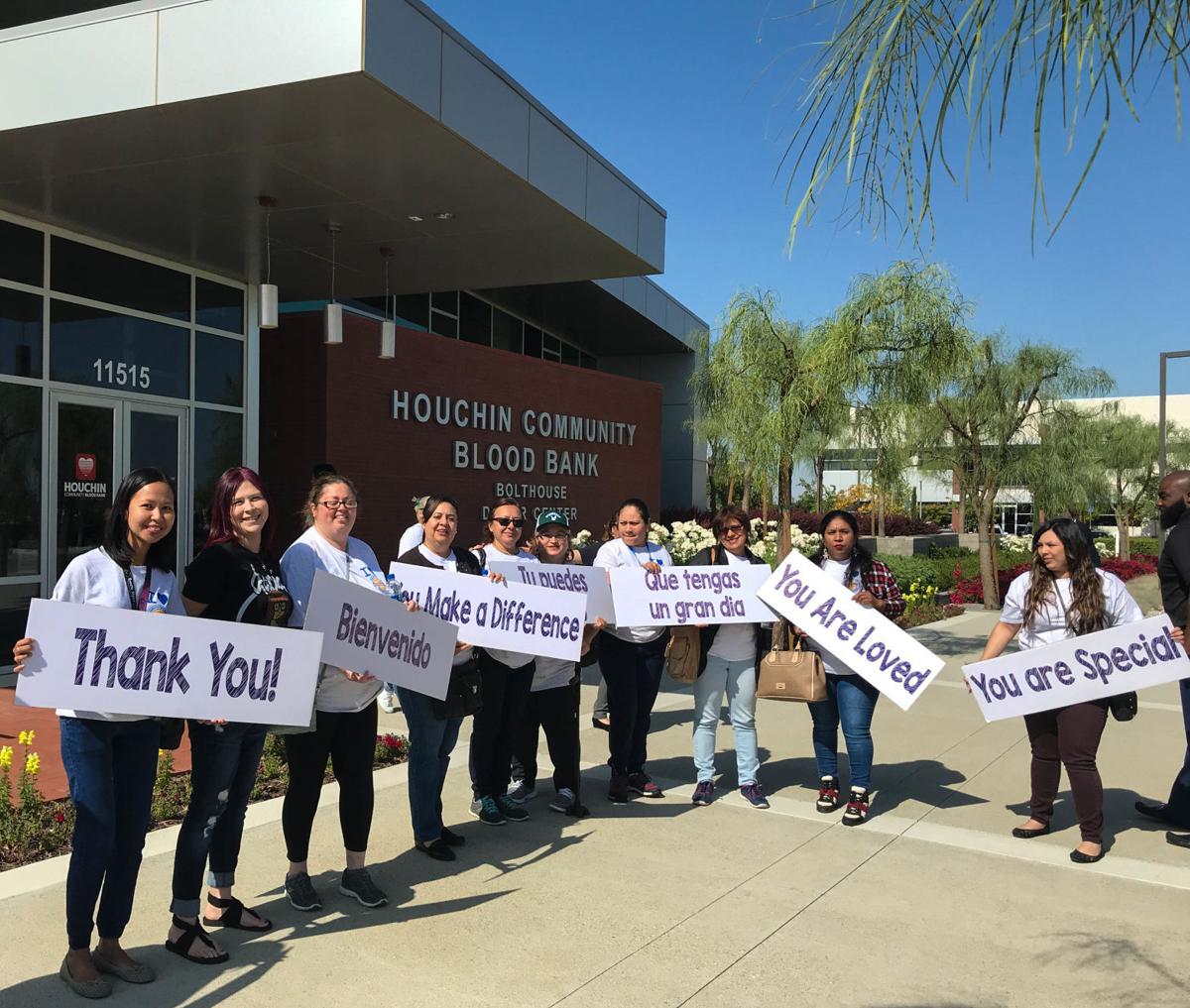PALs give blood to help Houchin Community Blood Bank News