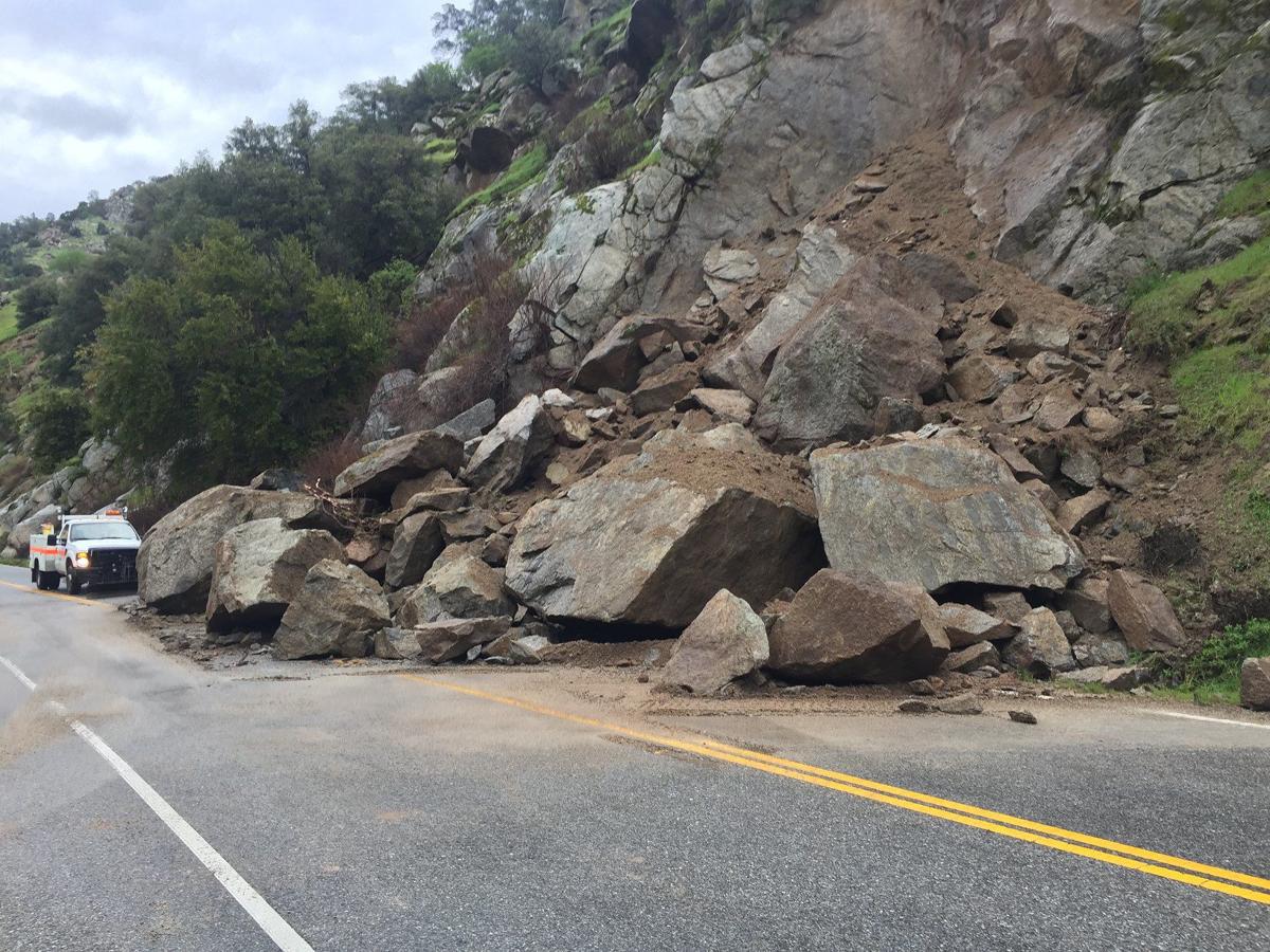 Caltrans boulders