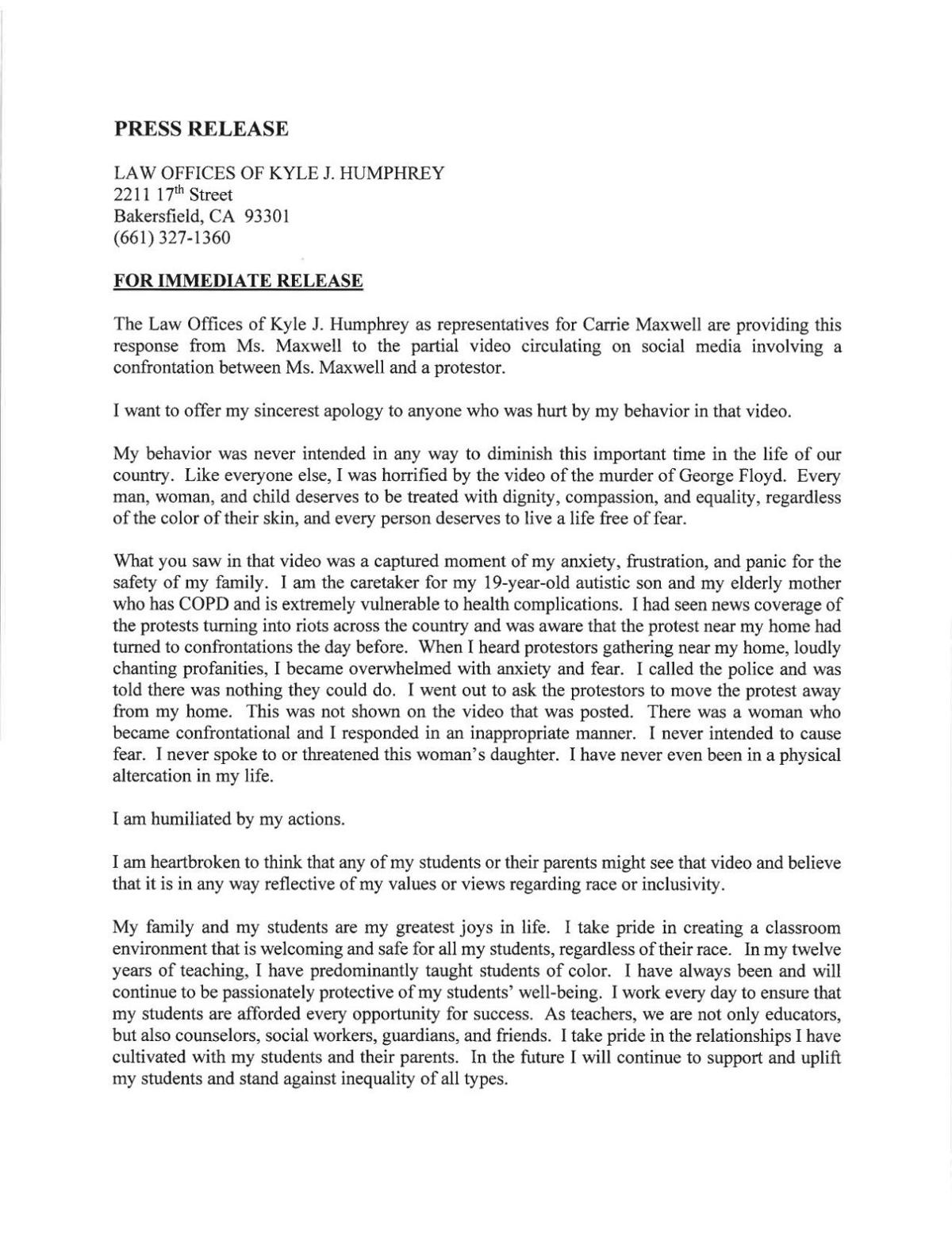 Full Statement Bakersfield Com