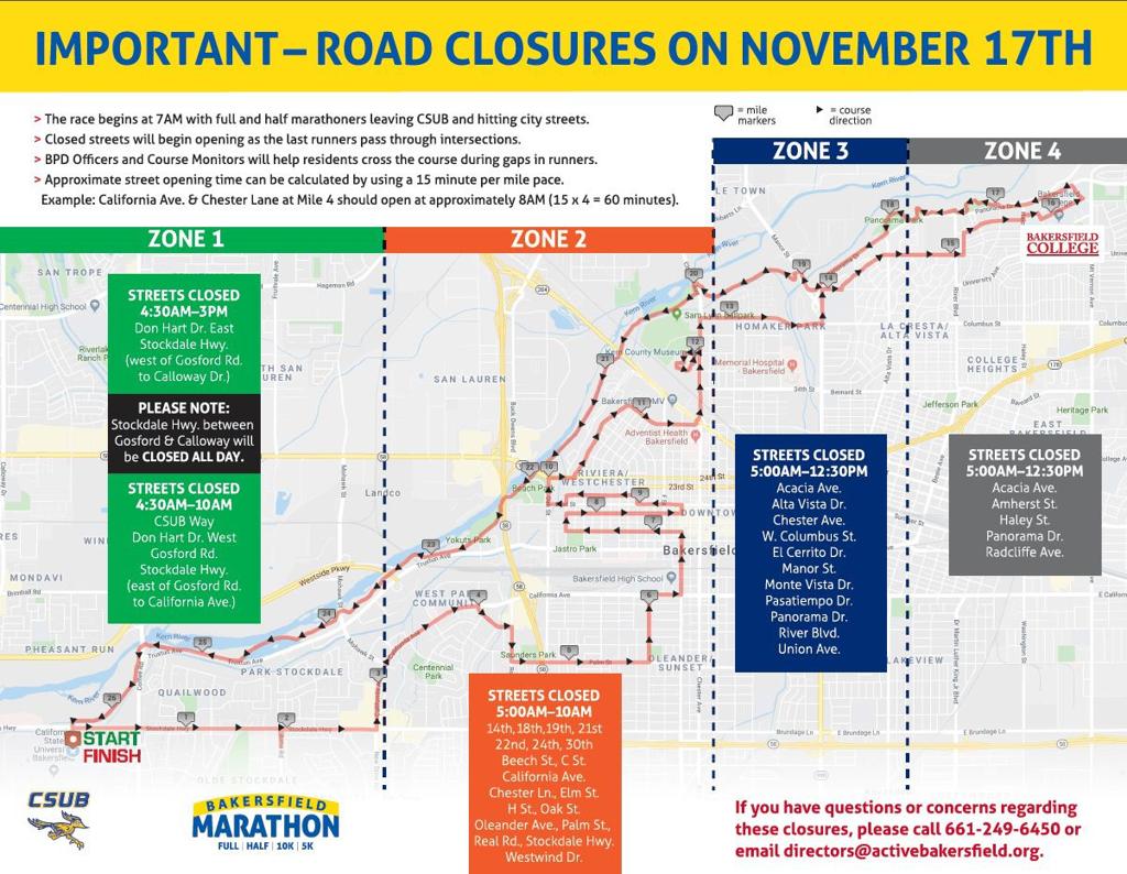 4th Annual Bakersfield Marathon Expects Bigger Turnout Than Last Year News Bakersfield Com