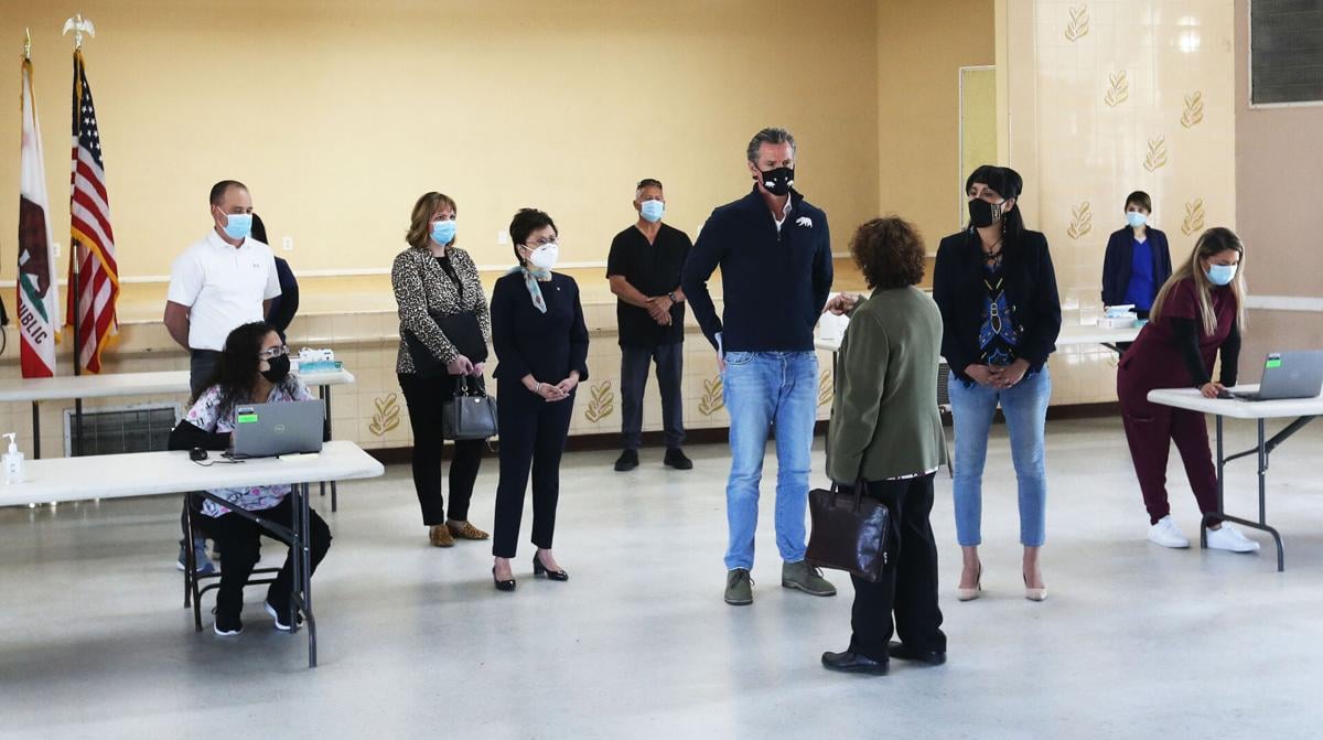 In visit to Arvin, Gov. Gavin Newsom says Kern County and Central