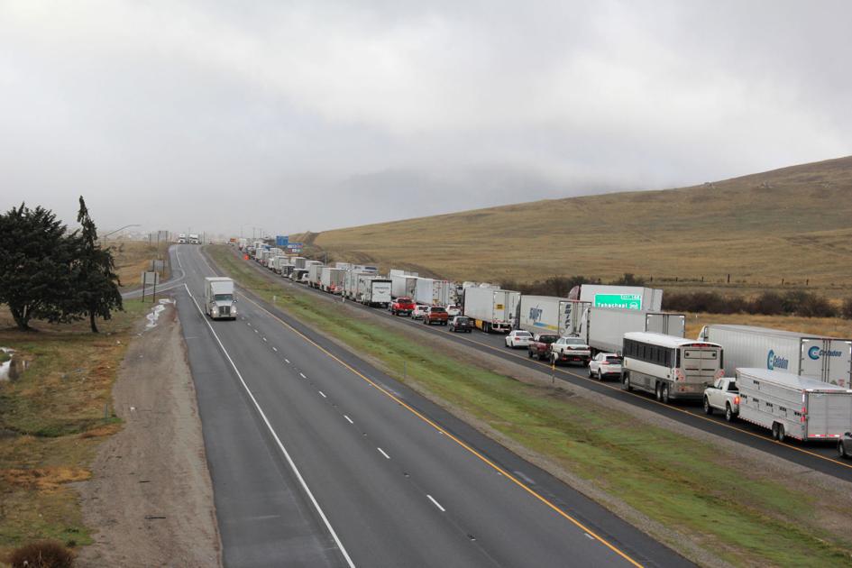 Westbound Highway 58 reopens after flipped big rig stalls traffic for