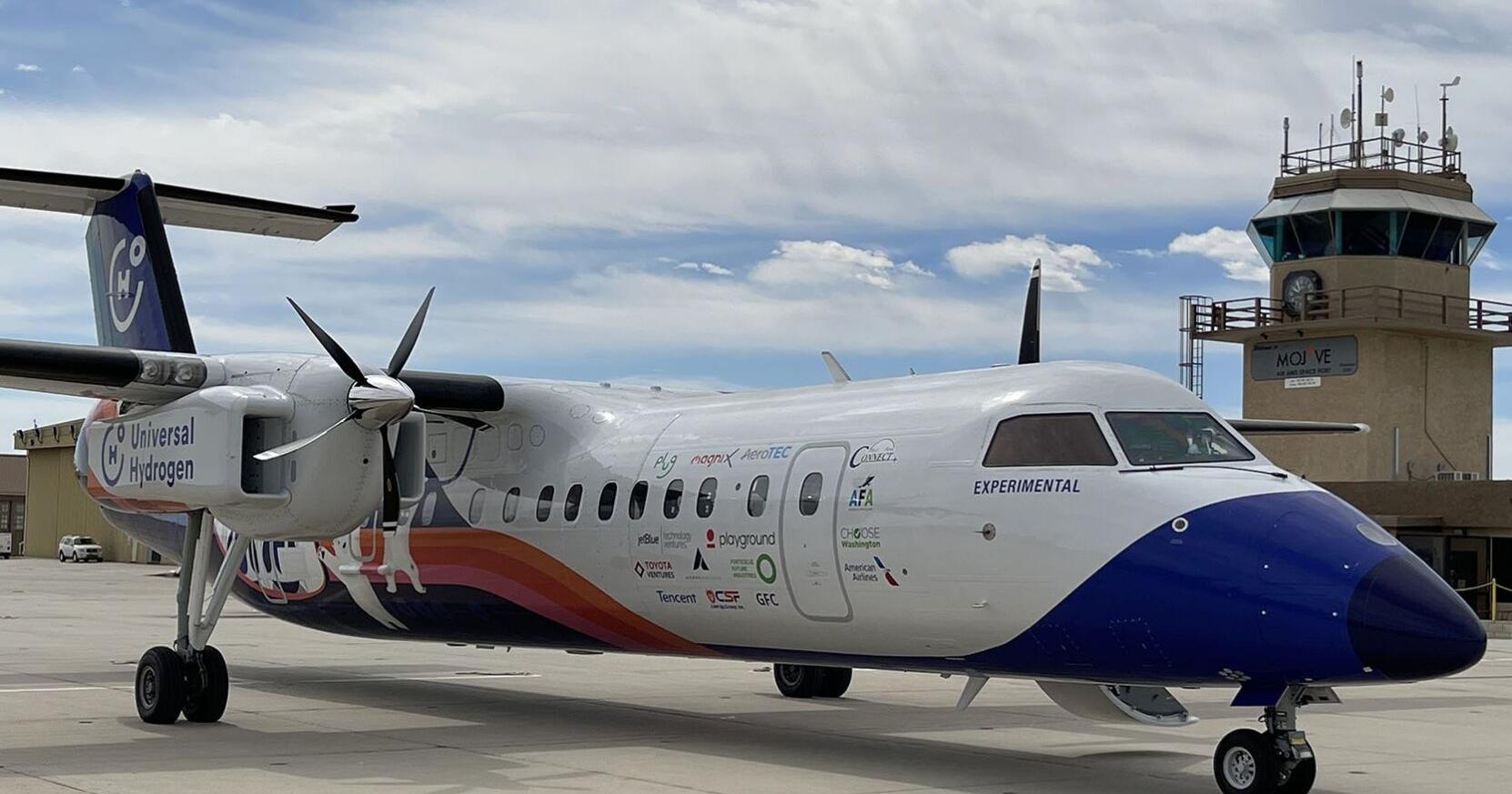 Hydrogen-fueled airplane lands, makes home in Mojave - Vimarsana News