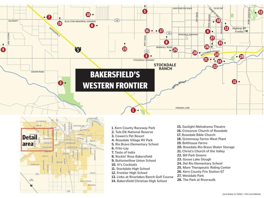 West Bakersfield growth map