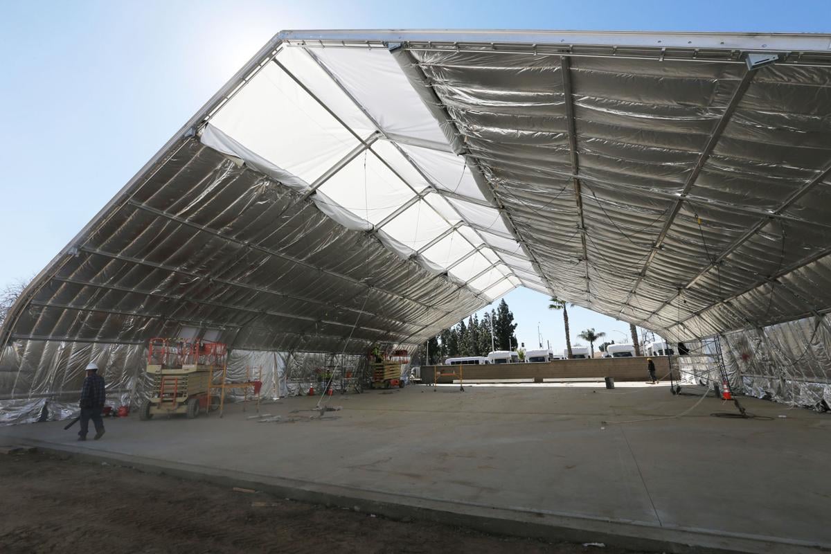 PHOTO GALLERY Low barrier homeless shelter nearing completion