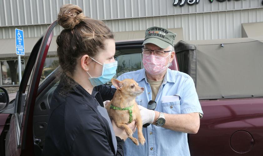 Veterinarians move to curbside service to adhere to social distancing precautions The Delano