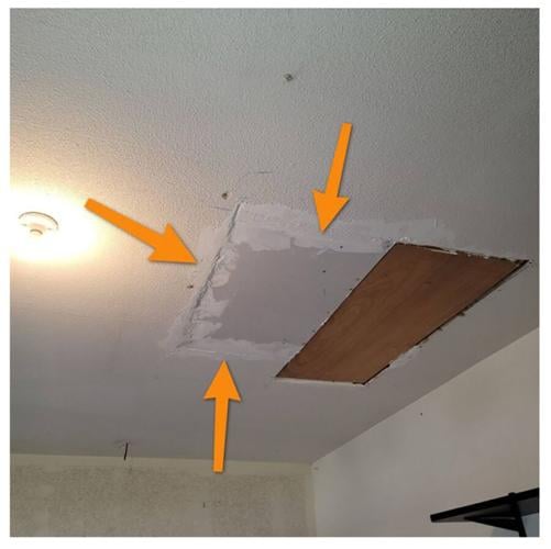 Home inspection - garage ceiling.jpg