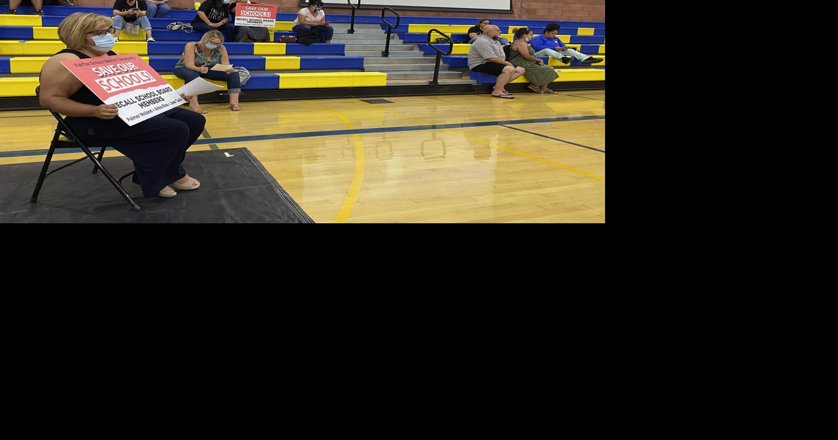 Mood sours quickly at Fairfax School District town hall meeting News