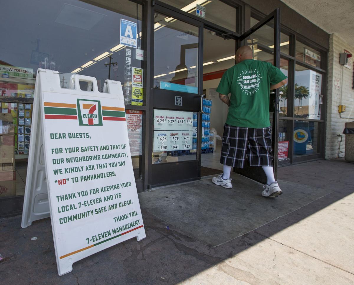 Even as stores post signs to fight it, panhandlers still plenty active News