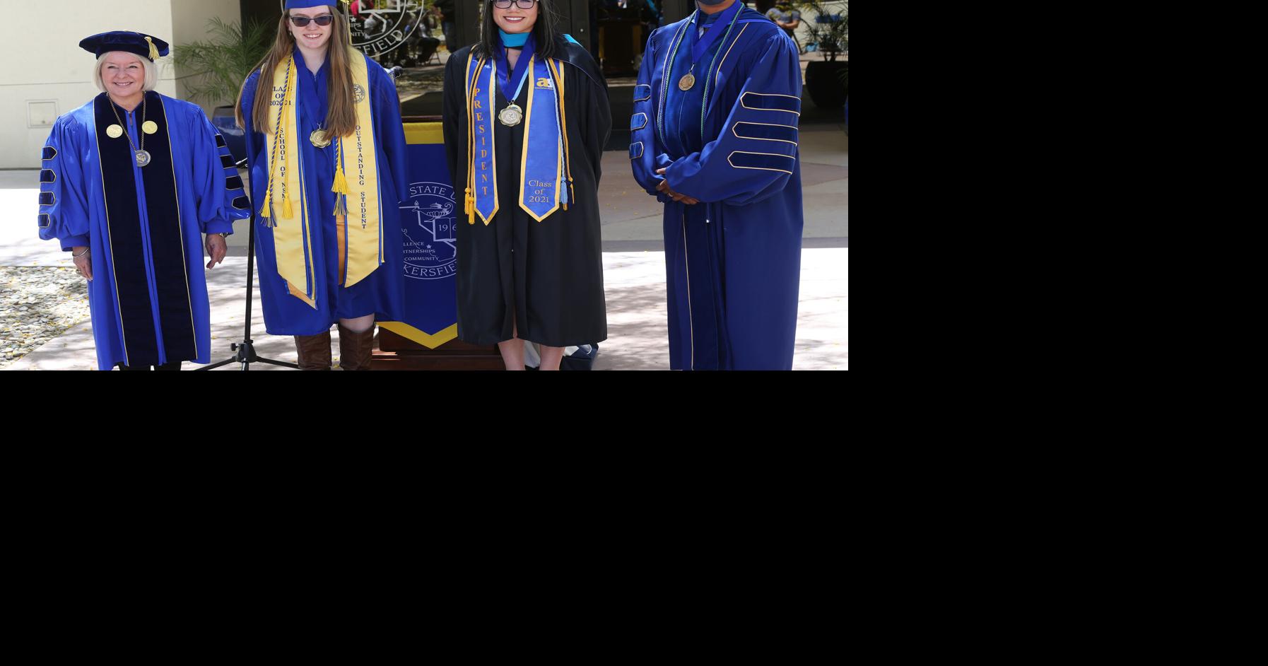 CSUB kicks off graduation by awarding top two students President's